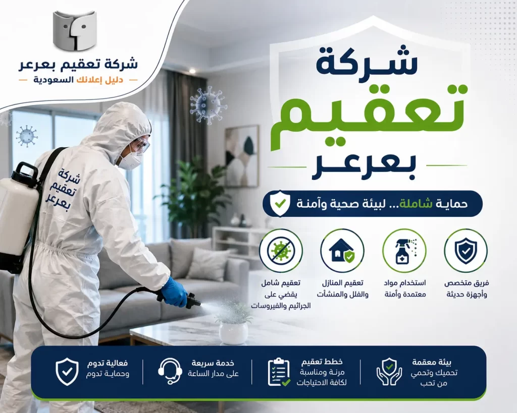 شركة تعقيم بعرعر