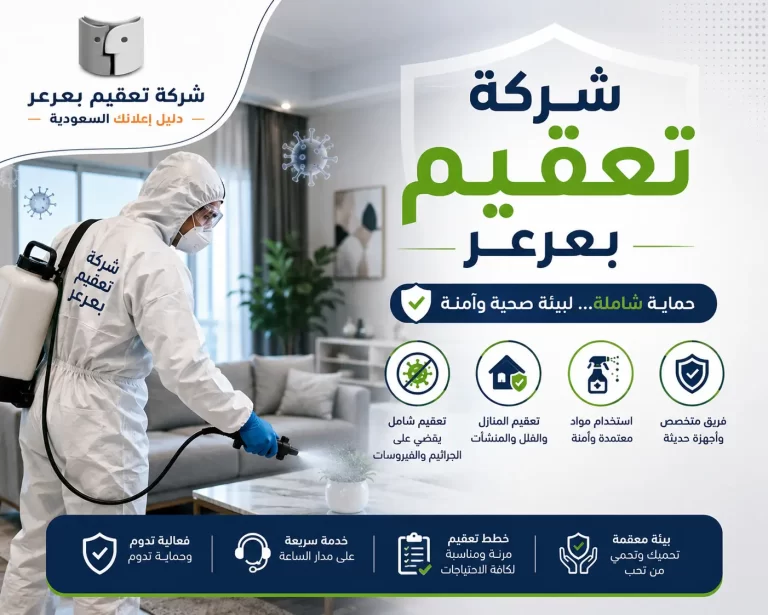 شركة تعقيم بعرعر