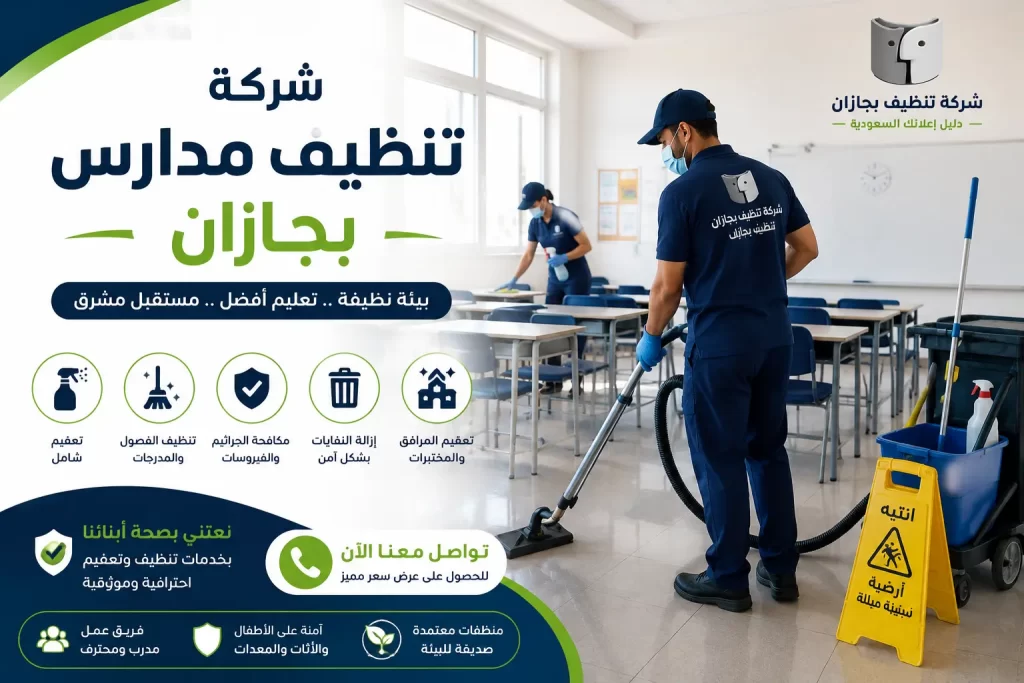 شركة تنظيف مدارس بجازان